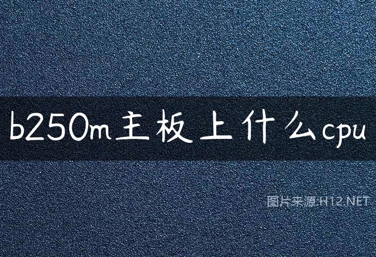 b250m主板上什么cpu