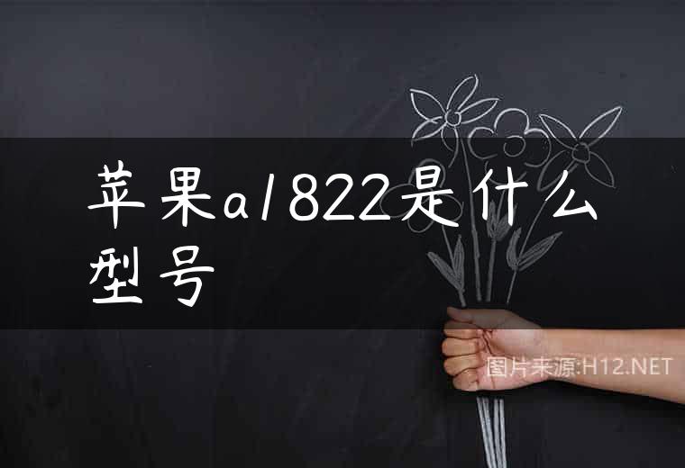 苹果a1822是什么型号