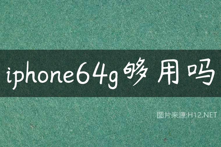iphone64g够用吗