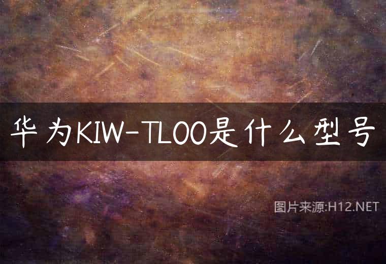华为KIW-TL00是什么型号