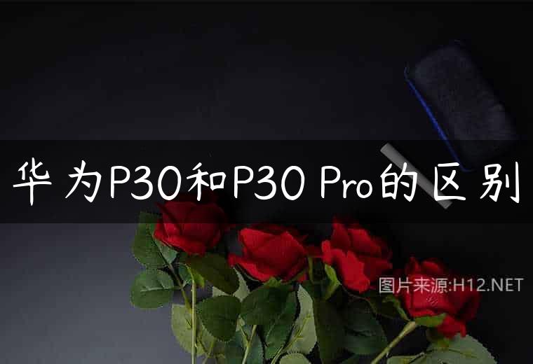 华为P30和P30 Pro的区别
