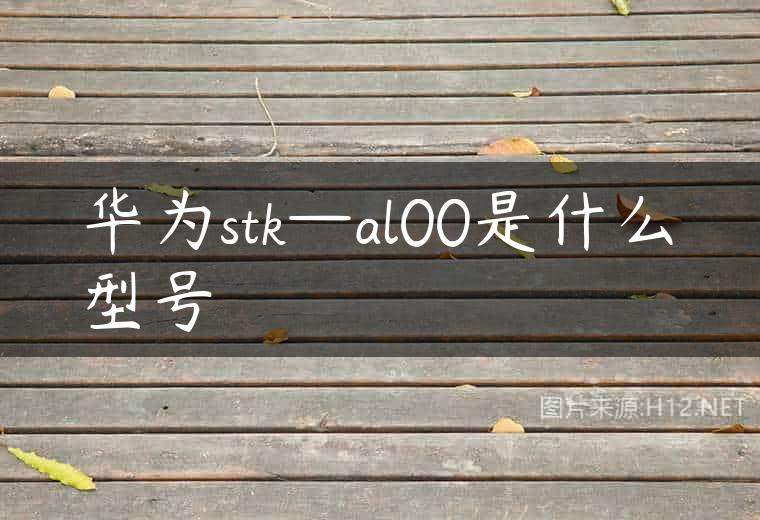 华为stk—al00是什么型号