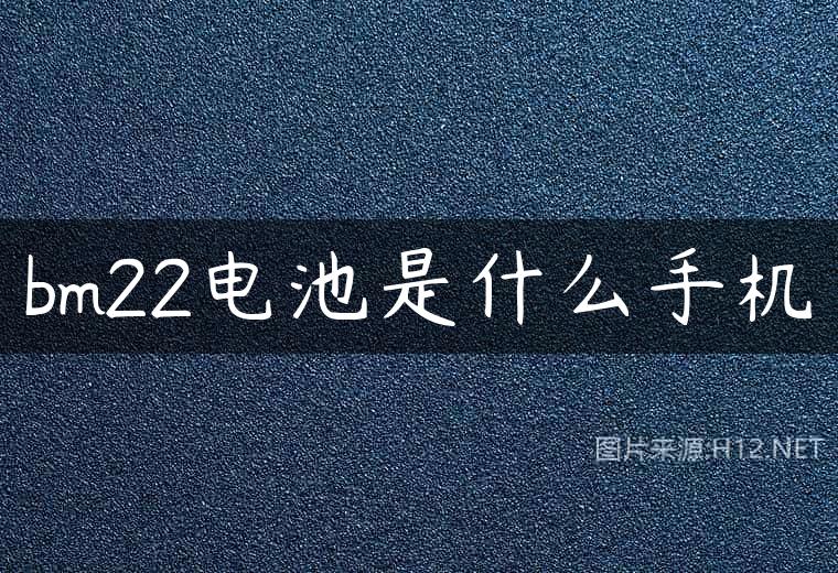 bm22电池是什么手机