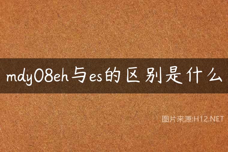 mdy08eh与es的区别是什么