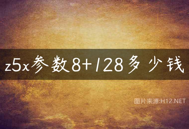 z5x参数8+128多少钱