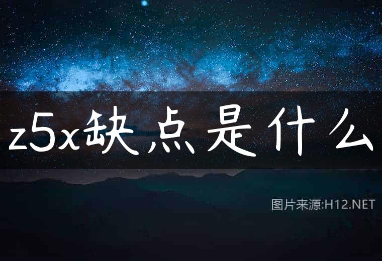 z5x缺点是什么