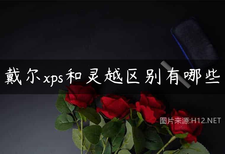 戴尔xps和灵越区别有哪些