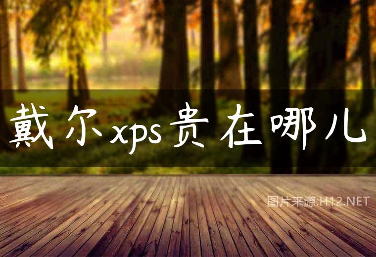 戴尔xps贵在哪儿