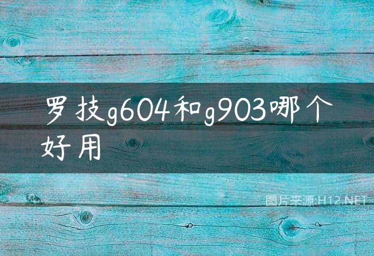 罗技g604和g903哪个好用