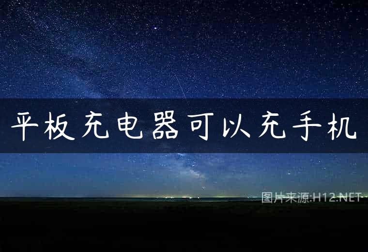 平板充电器可以充手机