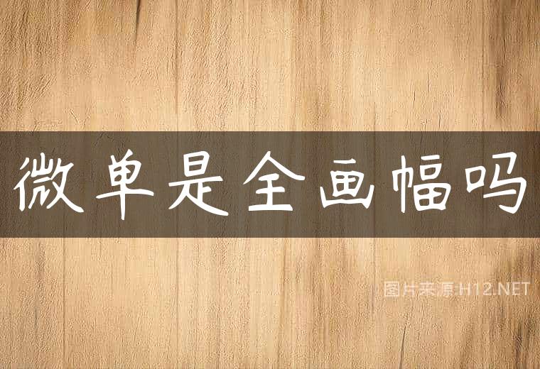 微单是全画幅吗