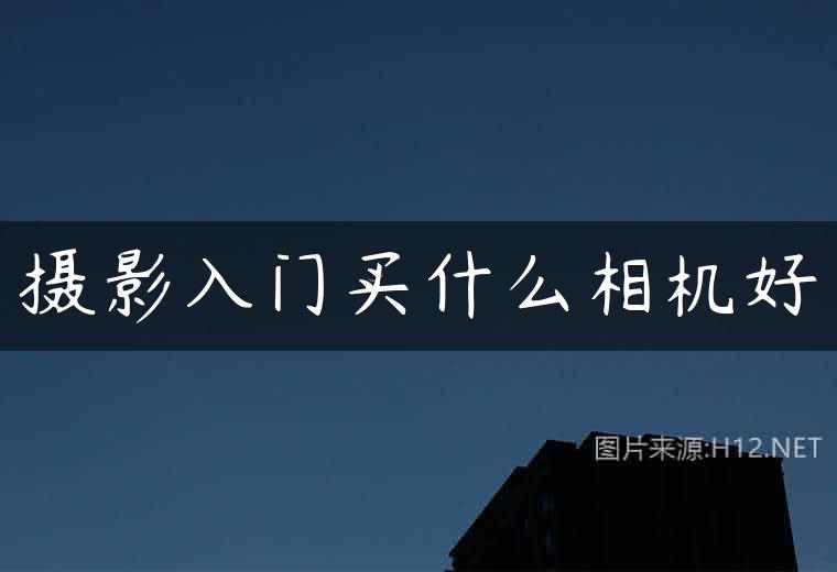 摄影入门买什么相机好