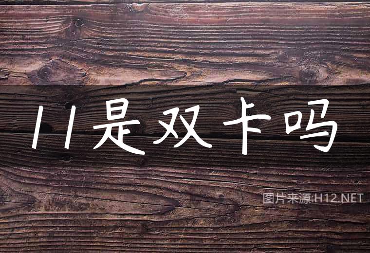 11是双卡吗