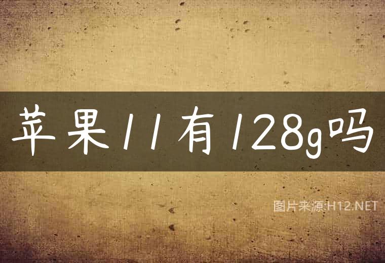 苹果11有128g吗