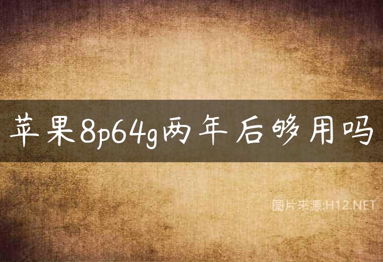 苹果8p64g两年后够用吗