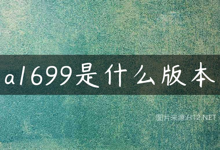 a1699是什么版本
