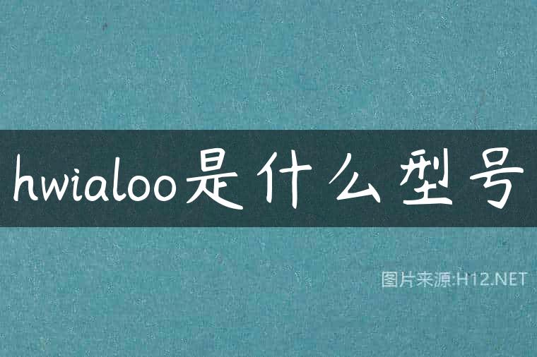 hwialoo是什么型号