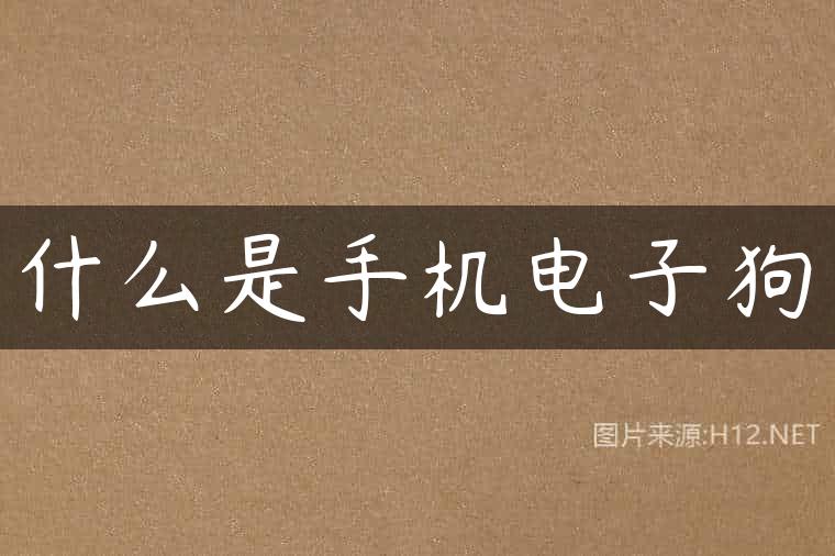 什么是手机电子狗