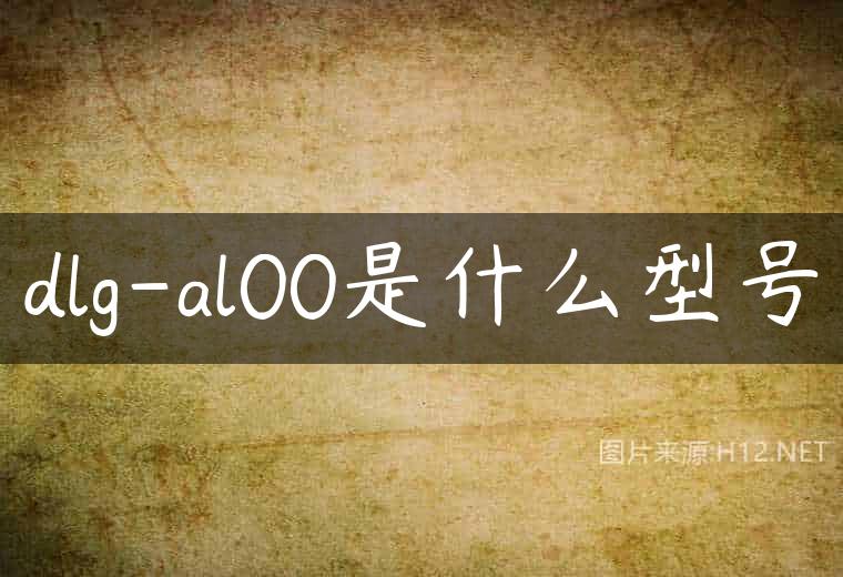 dlg-al00是什么型号