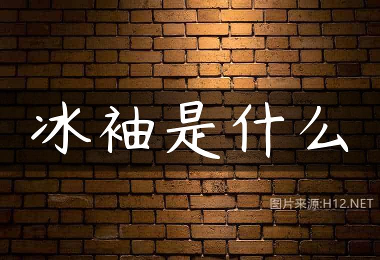 冰袖是什么