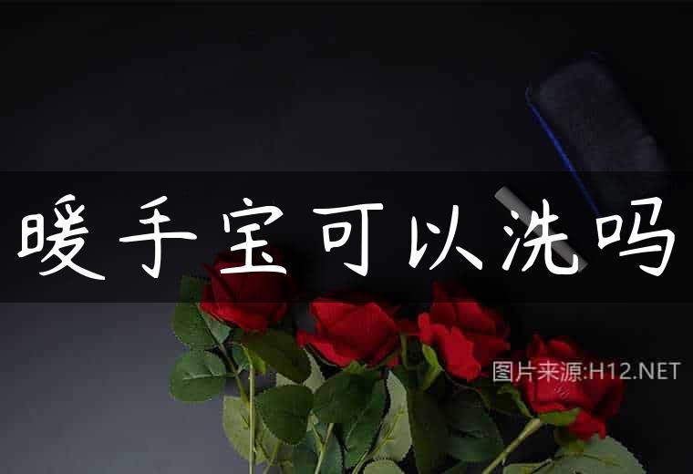暖手宝可以洗吗