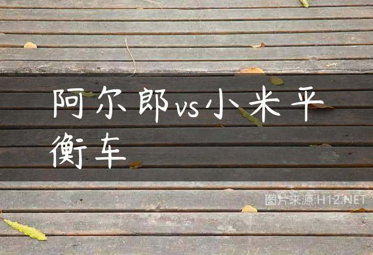阿尔郎vs小米平衡车