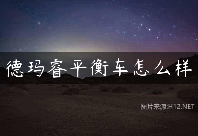 德玛睿平衡车怎么样