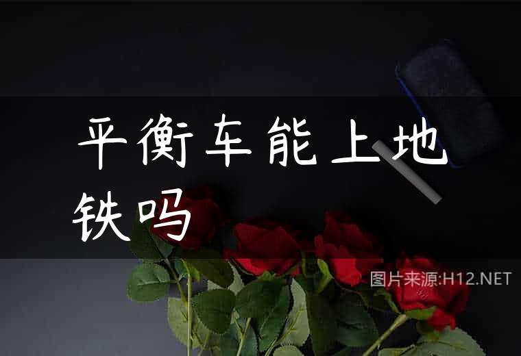 平衡车能上地铁吗
