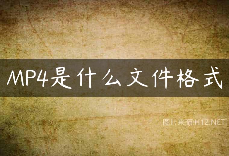 MP4是什么文件格式