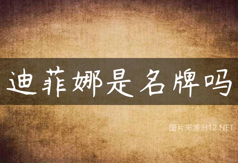 迪菲娜是名牌吗