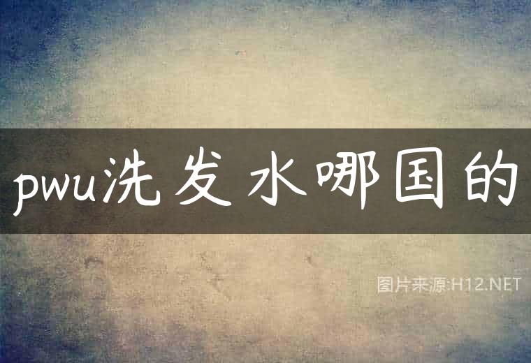 pwu洗发水哪国的
