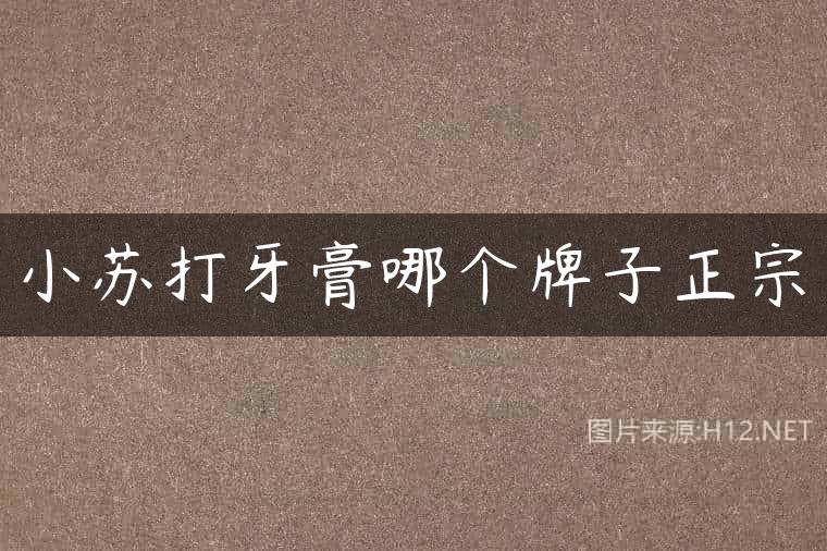 小苏打牙膏哪个牌子正宗