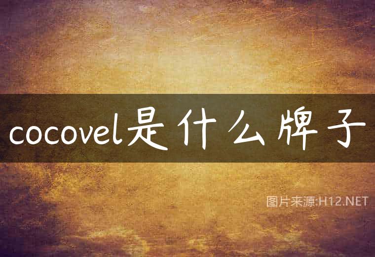 cocovel是什么牌子