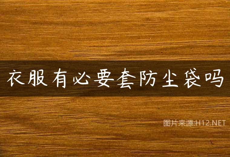 衣服有必要套防尘袋吗
