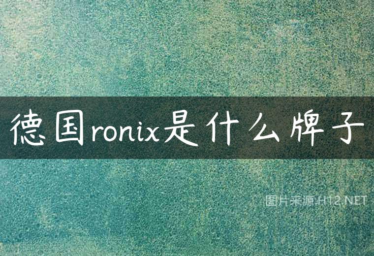 德国ronix是什么牌子