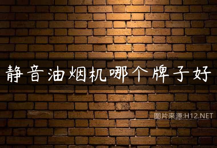 静音油烟机哪个牌子好