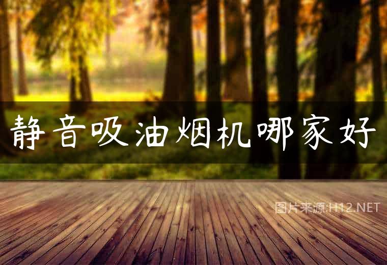 静音吸油烟机哪家好