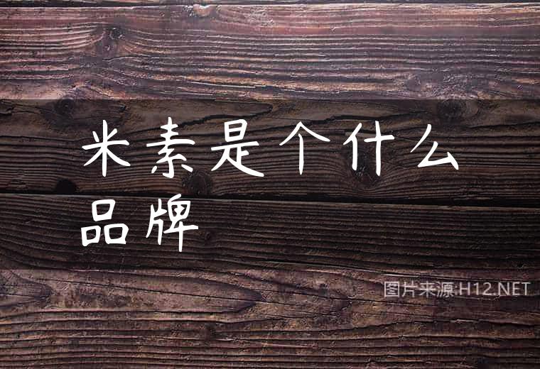 米素是个什么品牌