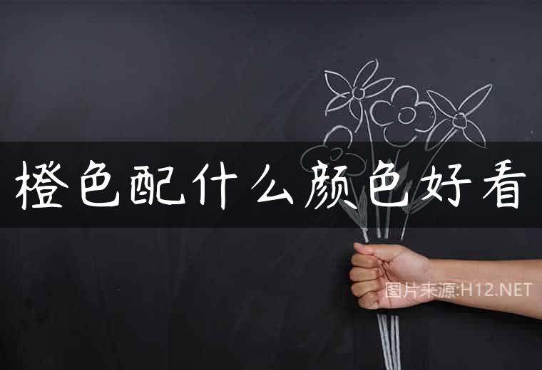 橙色配什么颜色好看