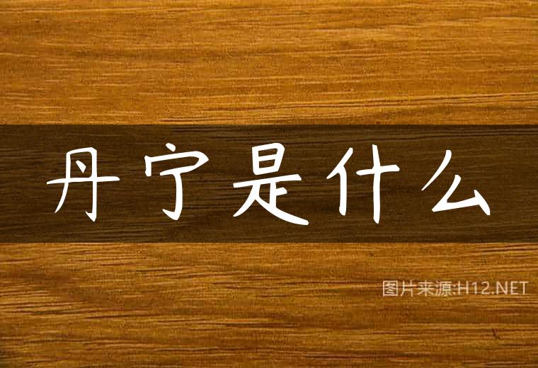 丹宁是什么