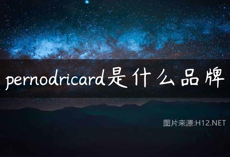 pernodricard是什么品牌