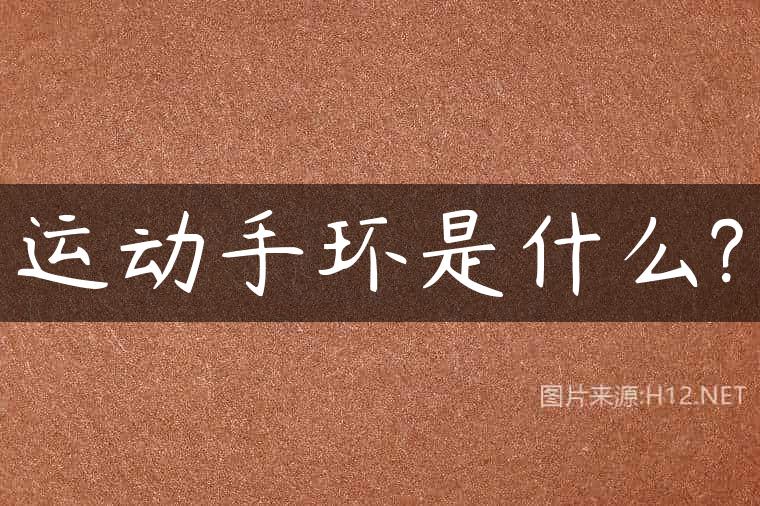 运动手环是什么?