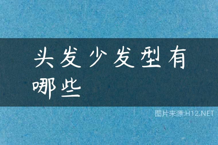 头发少发型有哪些