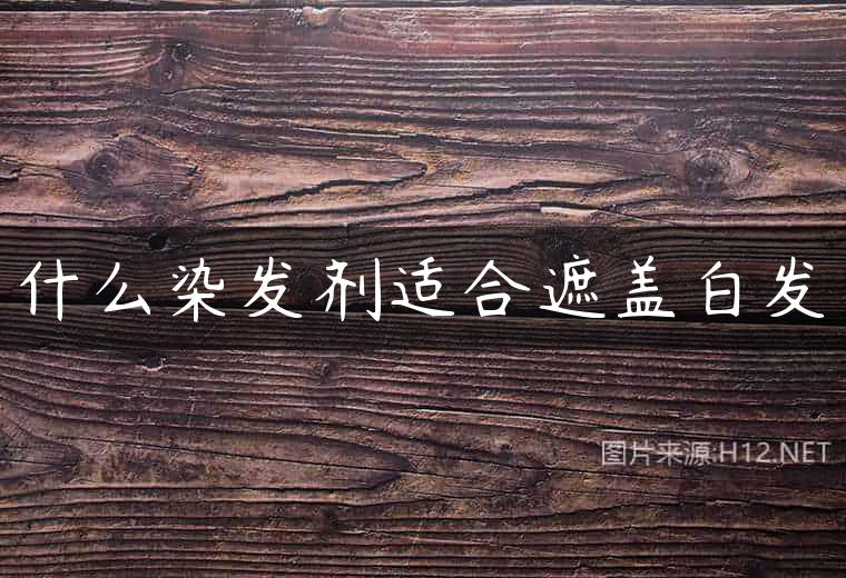 什么染发剂适合遮盖白发