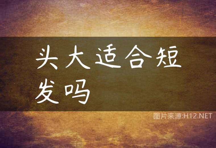 头大适合短发吗
