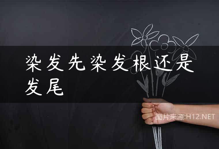 染发先染发根还是发尾