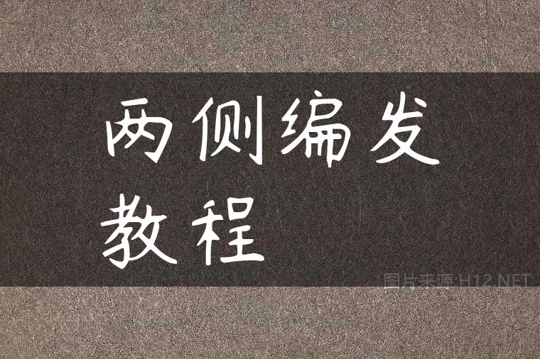 两侧编发教程