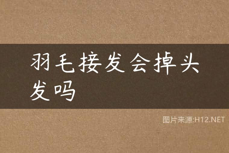 羽毛接发会掉头发吗