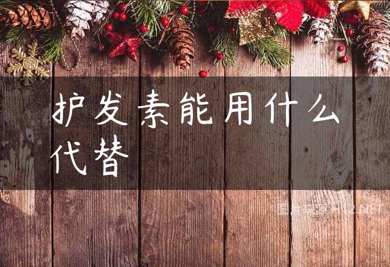 护发素能用什么代替