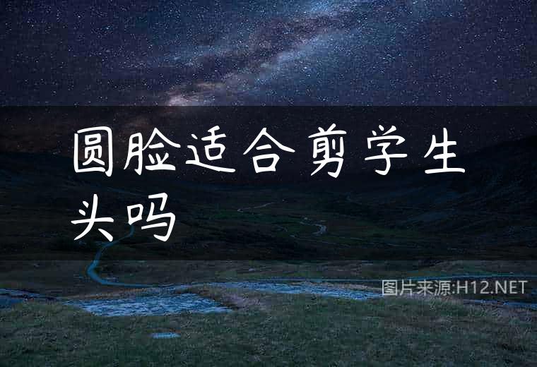 圆脸适合剪学生头吗